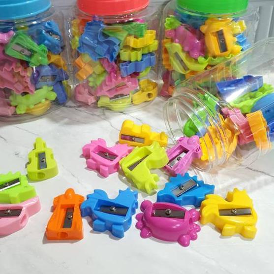 

Murahh Serutan toples 1 toples isi 24pc/rautan toples/penyerut/sharpener ..