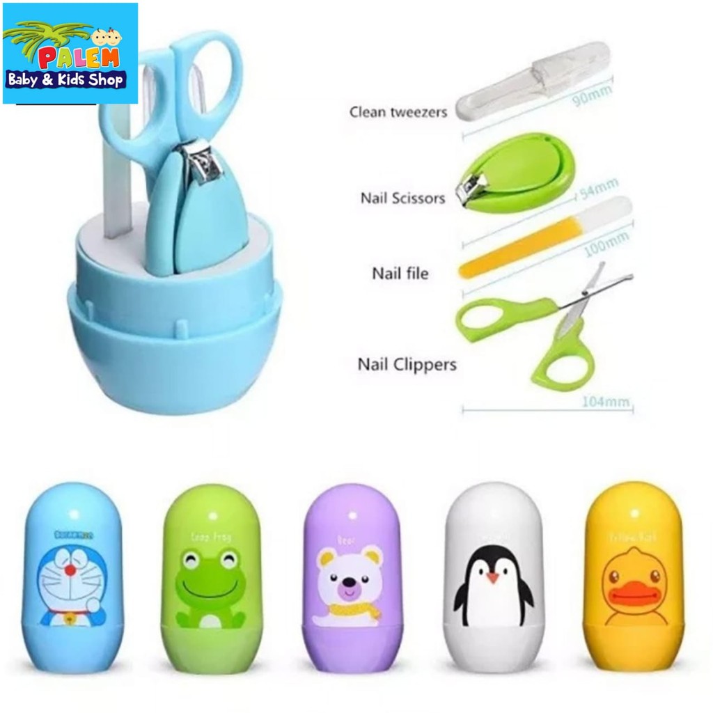 Bevos manicure set kandila baby nail clipper set gunting kuku bayi anak