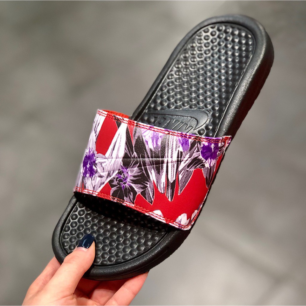 nike women's floral sandals