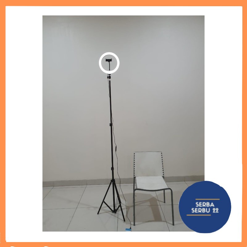 Satu Set Ringlight 33cm Tripod / Lampu Make up + Lampu Makeup Selfie Vlogger Live stream +Tripod[SS]