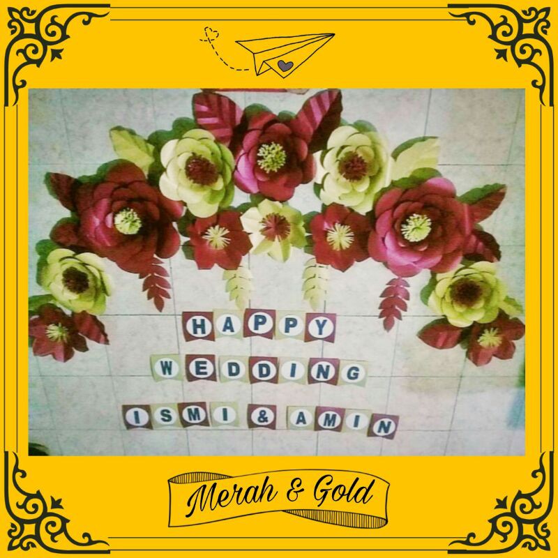 PAPER FLOWER FOR WEDDING/ENGAGEMENT/BIRTHDAY