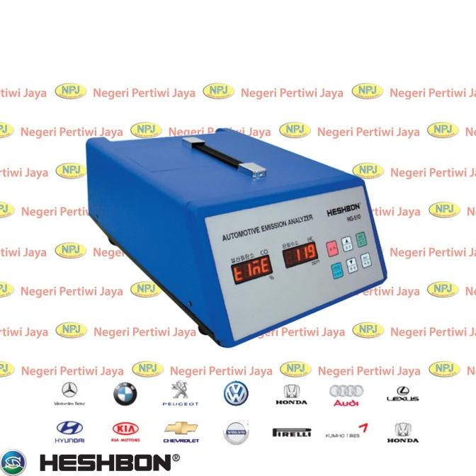 Heshbon Exhaust Gas Analyzer Hg-510 - Alat Uji Emisi Kendaraan