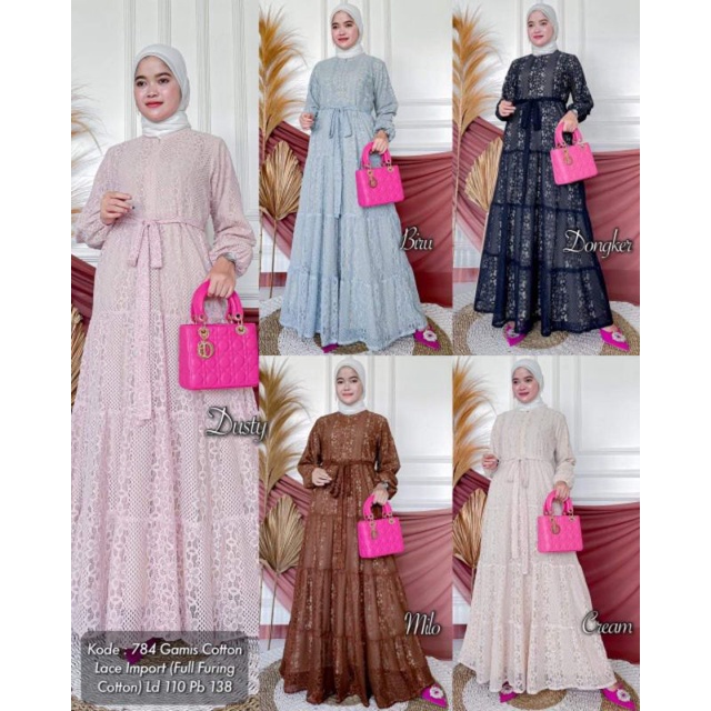 RIBYKA COLLECTION GAMIS BURKAT IMPORT 784