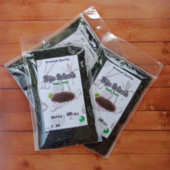 

Biji Selasih 100 gr / Selasih Organik 100 gr
