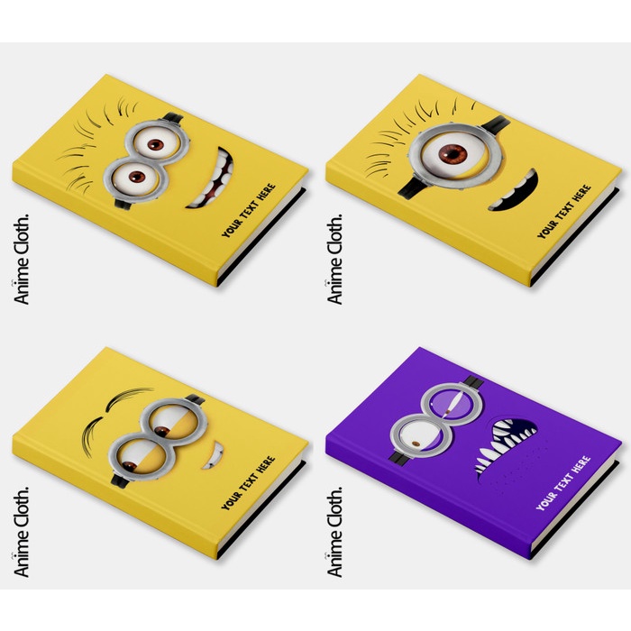 

Buku Catatan Notebook Minions Faces Custom Notes Agenda Diary Jurnal