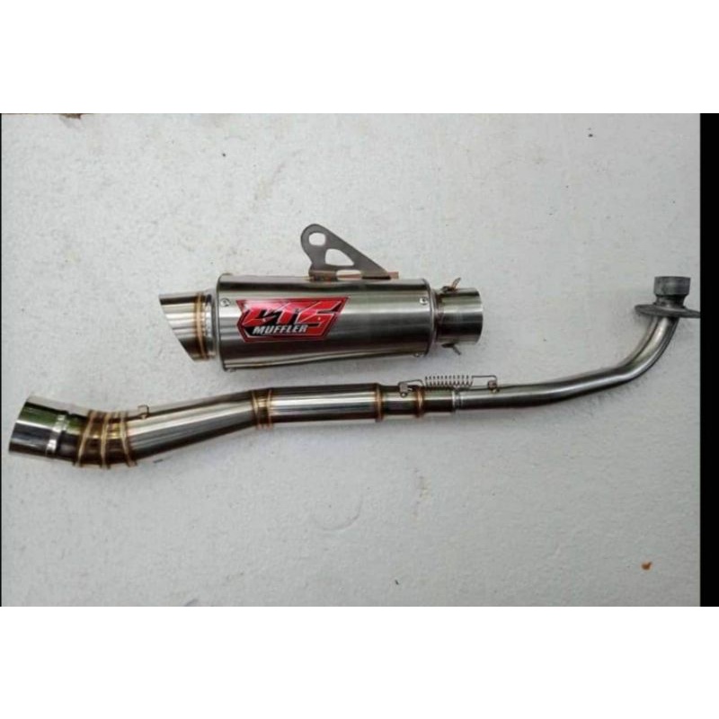 KENALPOT RACING CTS MUFFLER BUAT MOTOR VEGA JUPITER SUPRA  GRAND C70 DLL