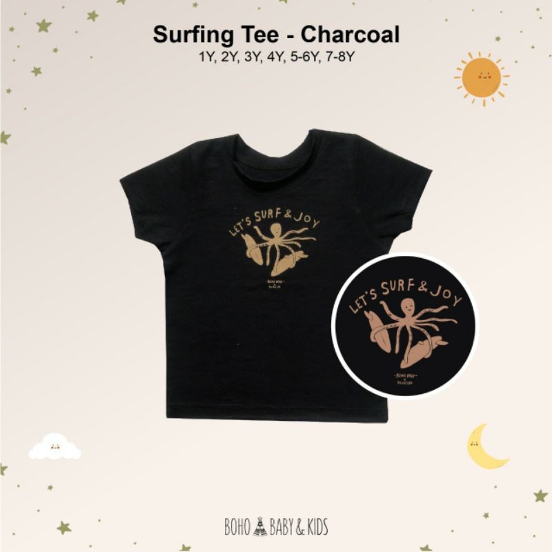 Bohopanna Surfing Tee New // Atasan Anak Lengan Pendek