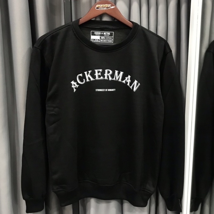 Crewneck Ackerman Bloodline of Warriors Casual Attack On Titan SNK