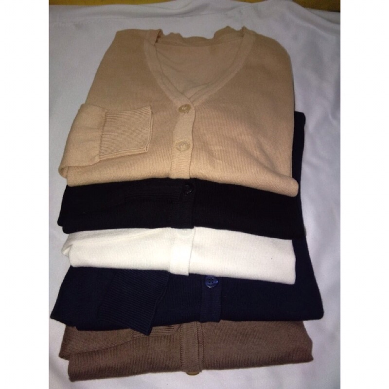 Basic Cardigan Rajut Wanita Premium / Basic Knit Cardy Premium / Cardigan Basic Knit Cotton Premium / Sweater Rajut Wanita