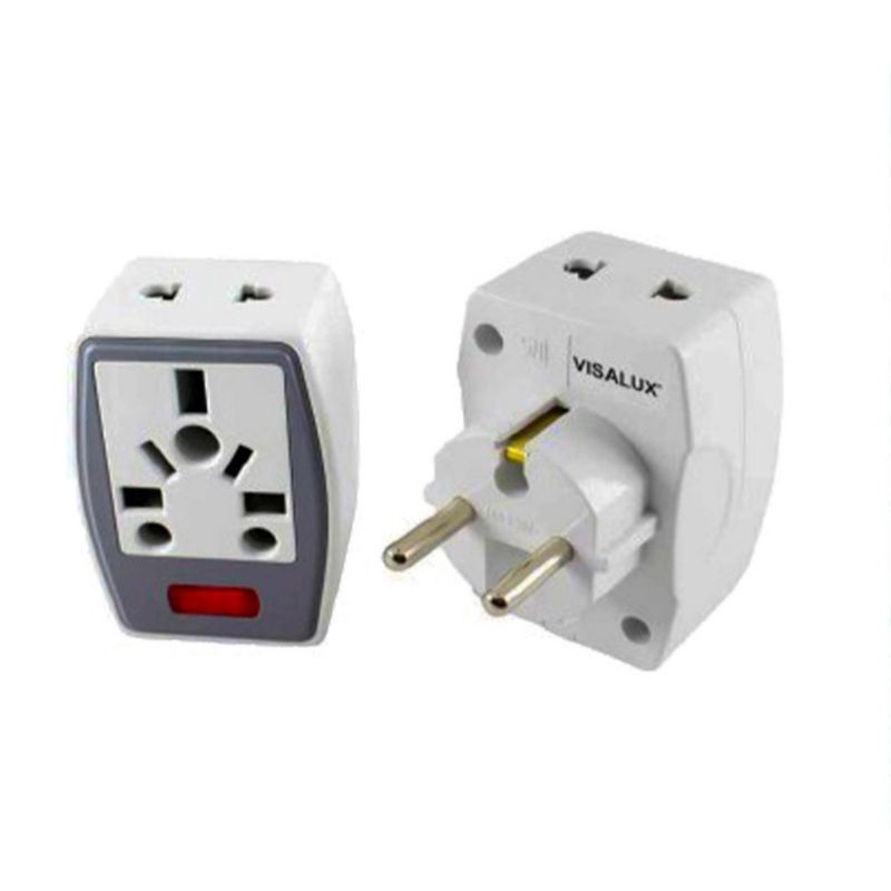Visalux Steker/ Colokan Serbaguna + Lampu Indikator