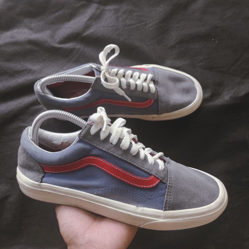 Vans Oldskool Blue Gray Vintage Second Original