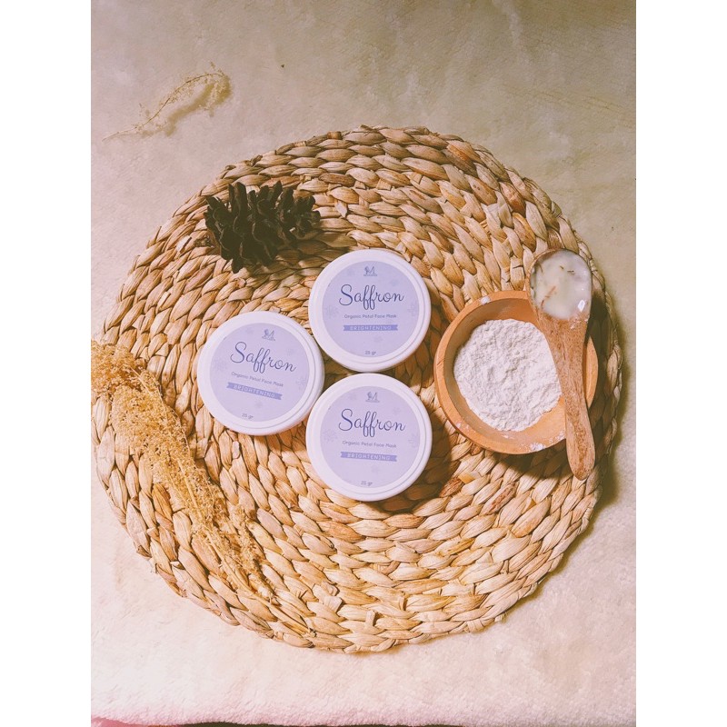 PETAL SAFFRON FACE MASK