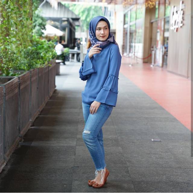 Luna Blouse HL (jual rugi last stock )