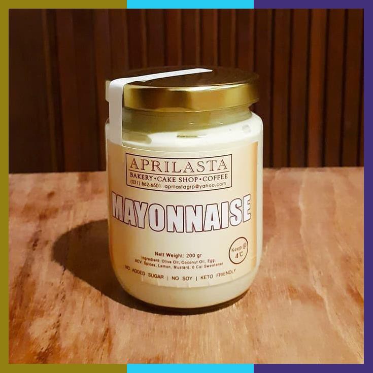 

Aprilasta Mayonnaise 200G With Olive Oil Keto Friendly Khs