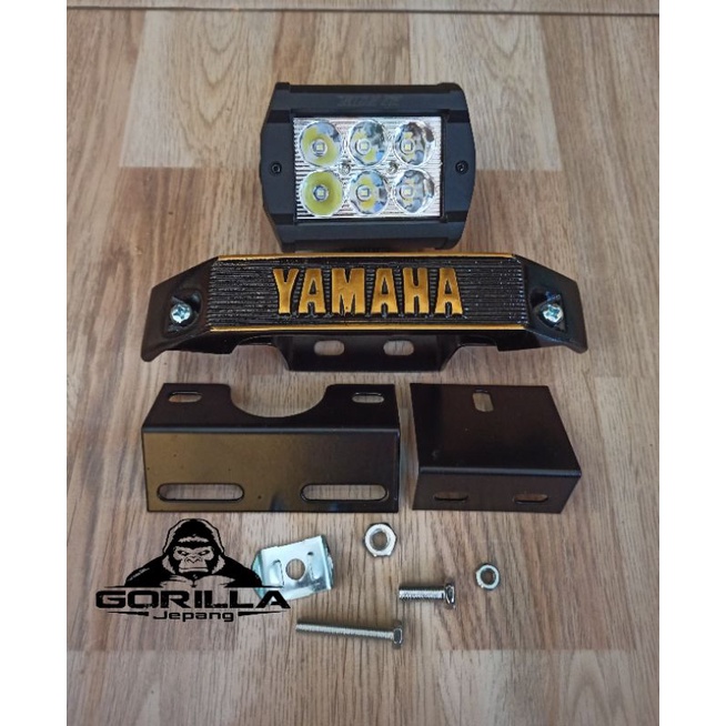 paket lampu led set kumis kumisan rx king set pangkon breket-paket 10