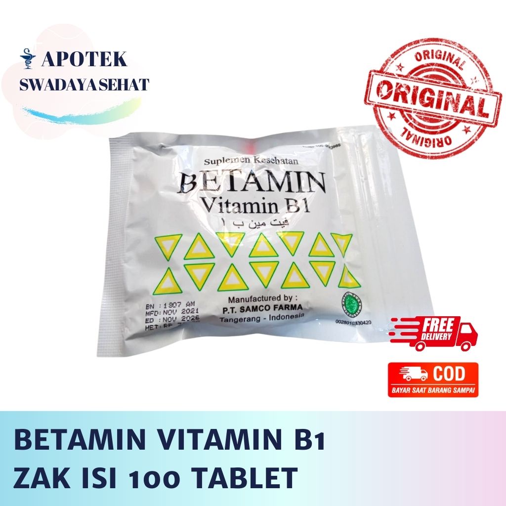 BETAMIN Vitamin B1 100 mg zak isi 100 tablet