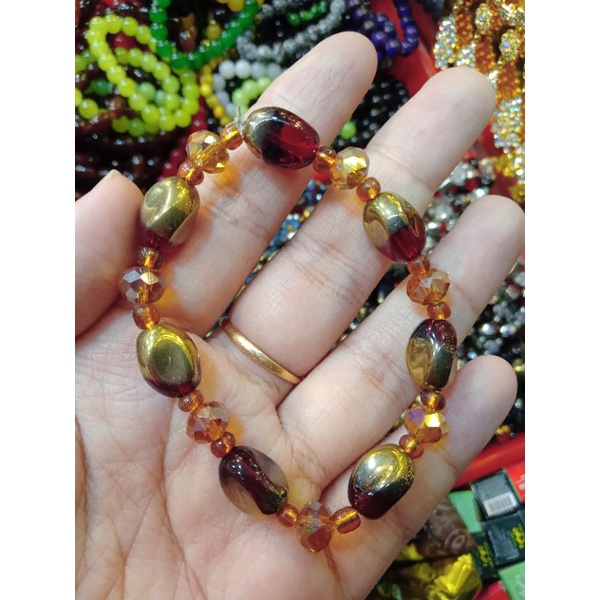 GELANG CEKO GELANG KRISTAL  GELANG GIOK DUBAI KACANG