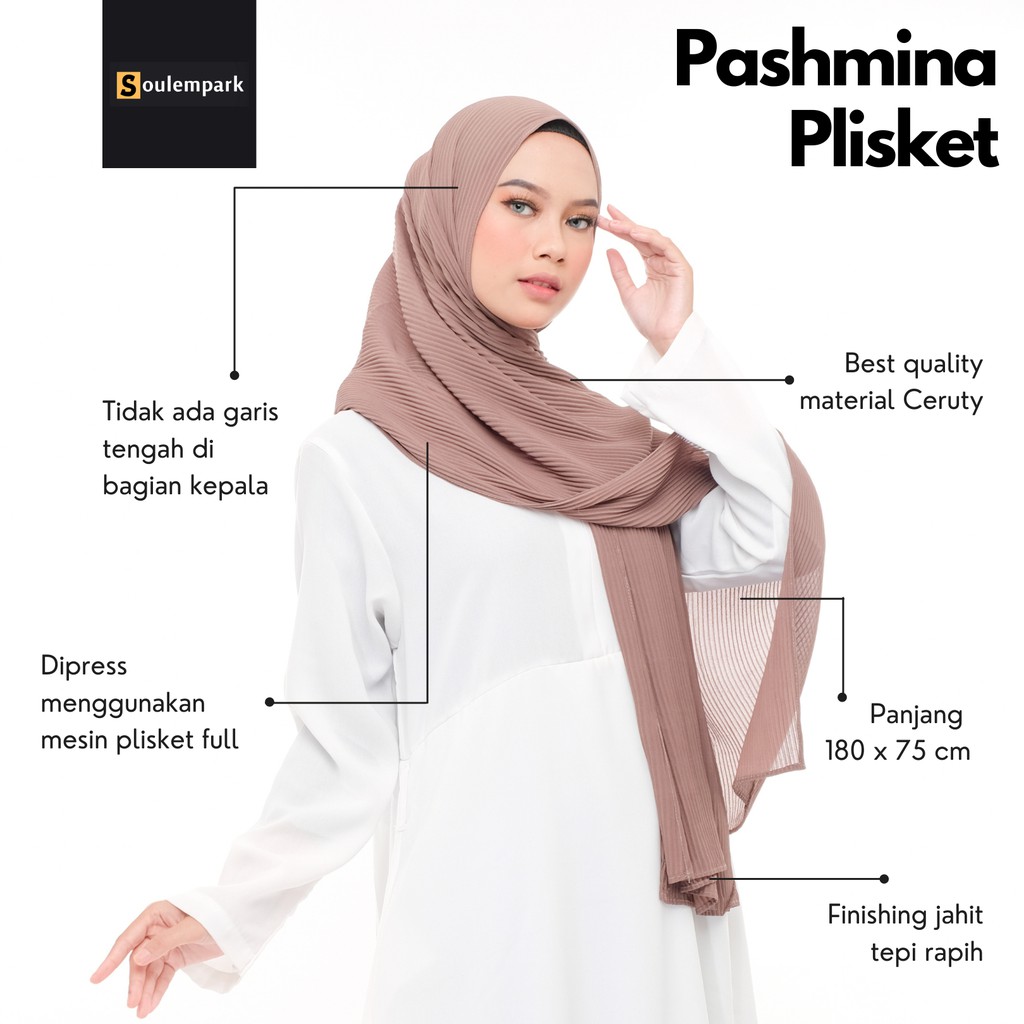 Pashmina Full Plisket Ceruty / Pleats-1