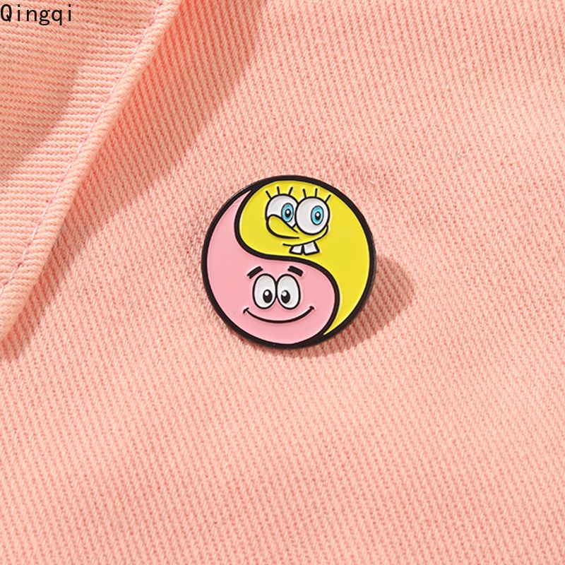 Bros Pin Enamel Desain Kartun Anime Taichi Untuk Anak