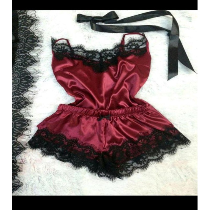 JESO ALBE lingeries set mini sexy baju haram hot