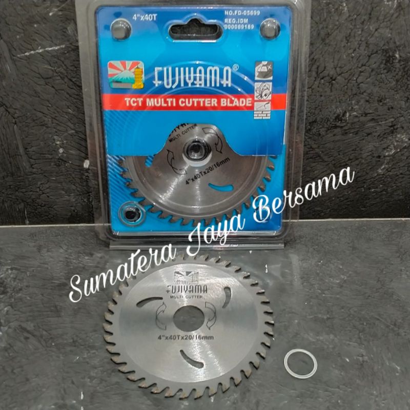 Mata gergaji gerinda kayu 4 inch Mata circular saw 4" x 40T saw blade TCT Fujiyama