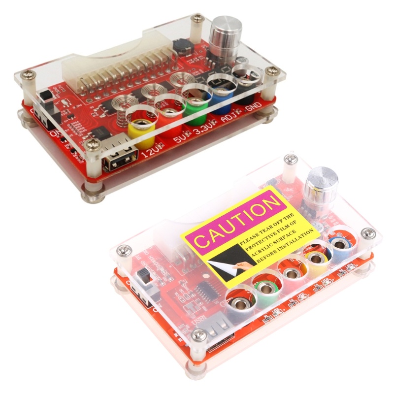 Btsg ATX Papan Breakout Power Supply 24pin Dan Akrilik Untuk Case Kit Untuk w/Adjustabl