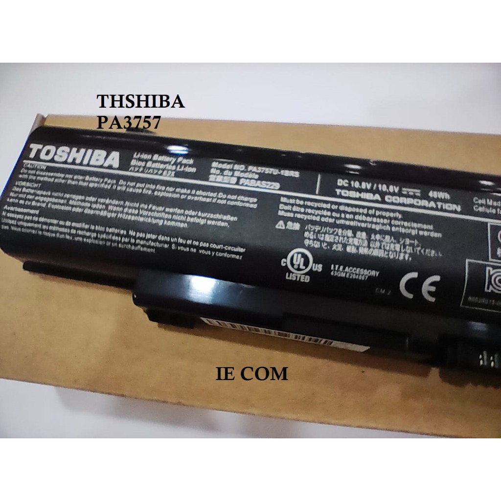 BATRAI LAPTOP TOSHIBA PA3757 ORI