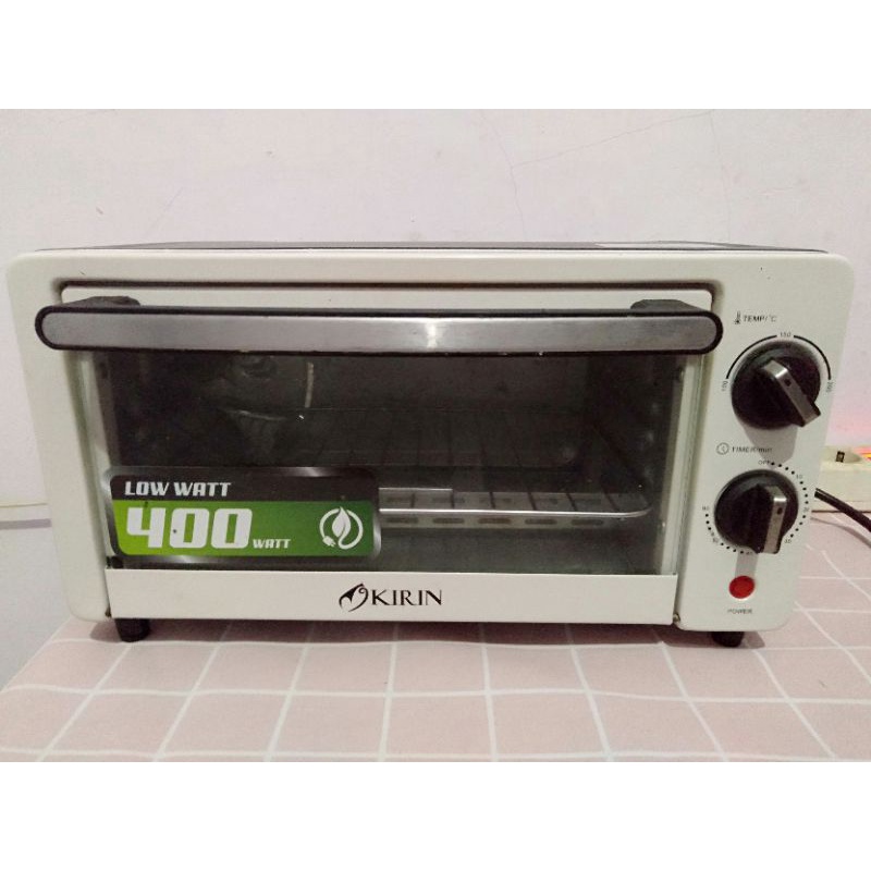 Preloved Oven Listrik Kirin 10L hemat listrik | Oven listrik second | oven listrik bekas 400w