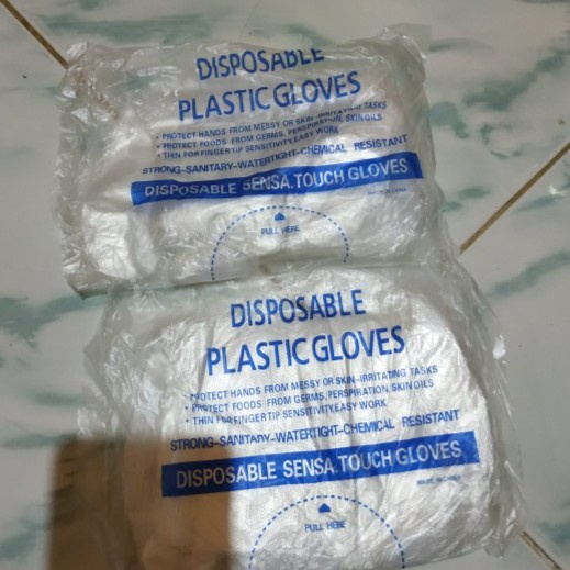 Sarung Tangan Plastik Isi 100pcs Sekali pakai