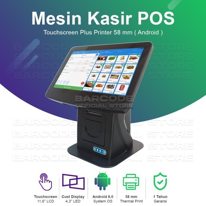 Jual Mesin Kasir All In One Pos Android Kassen Xa Touch Screen Indonesia Shopee Indonesia