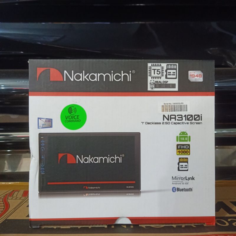 Headunit 2din NAKAMICHI 7" inch NA3100i ( 4gb ram/ 64gb Rom)