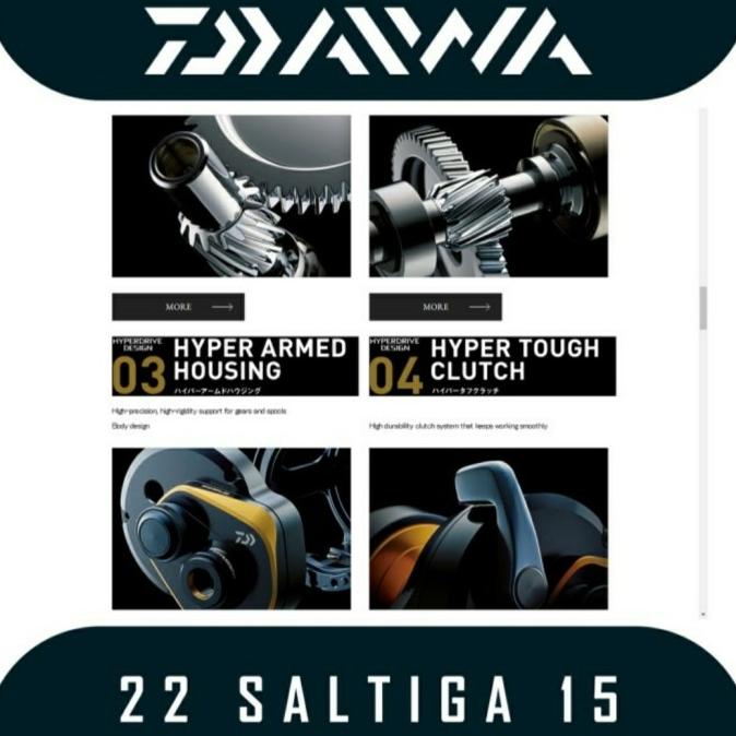 New Reel Daiwa Saltiga 15 Terbaru - 15-SJ/15L-SJ/15HL-SJ/15HL - Japan