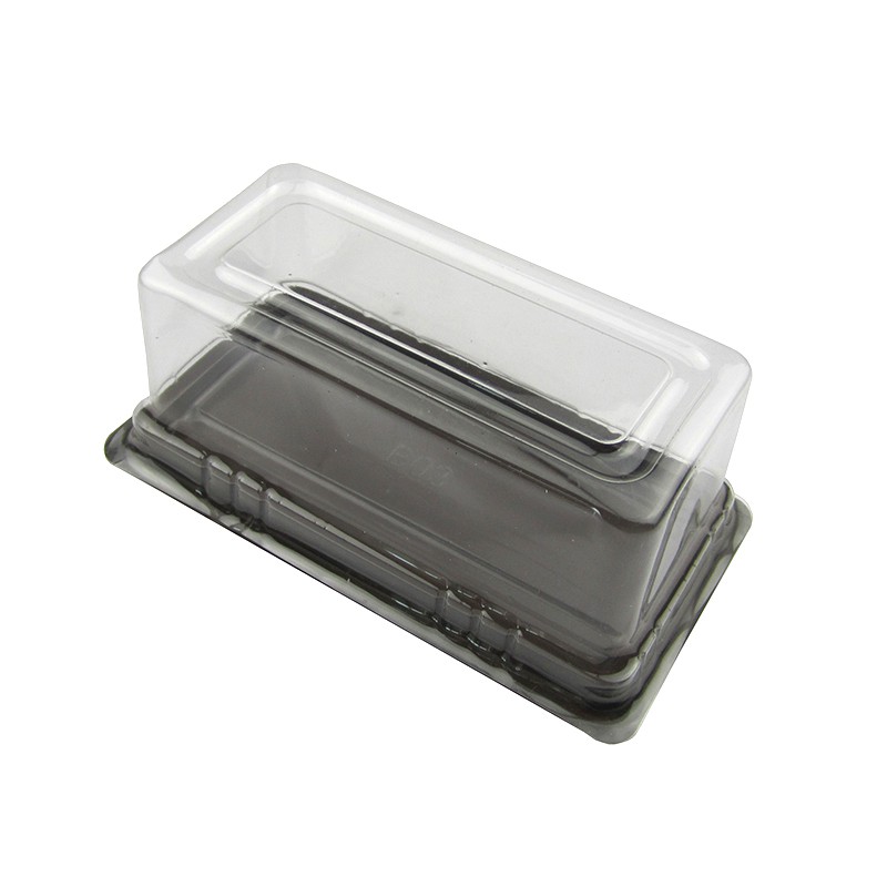 Mika Kue Persegi Panjang Pakaging Kue Bolu Brownies-Kotak Plastik Packing Makanan-Box Kue Premium