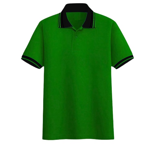Kaospolos - Polo Shirt Hijau Fuji Kerah Stripe | Kaos Kerah Pria Poloshirt Seragam Polos