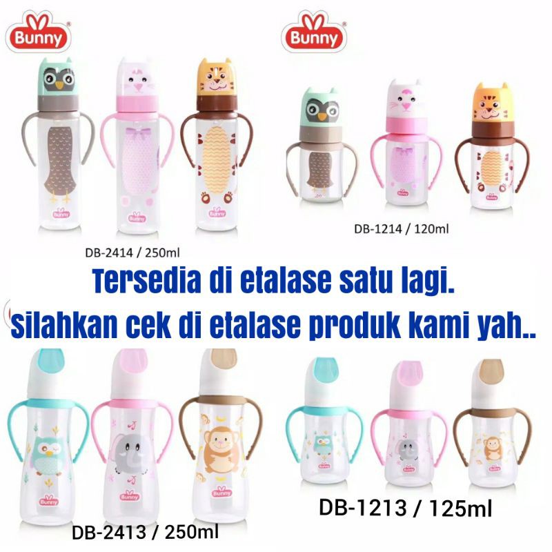 TERLENGKAP! Botol susu karakter lusty bunny ORI 120ml 250ml