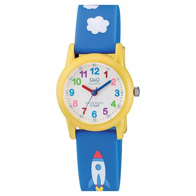 Q&amp;Q QNQ QQ ORIGINAL RUBBER BAND VR99J003-005Y Ready Jam Tangan Anak Anti Air CHEERFULL STYLE