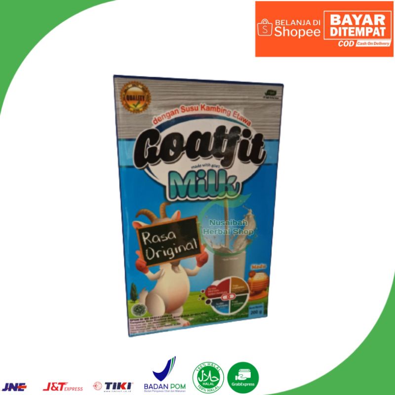 

Susu Kambing Etawa GOATFIT Milk Original [200gr]