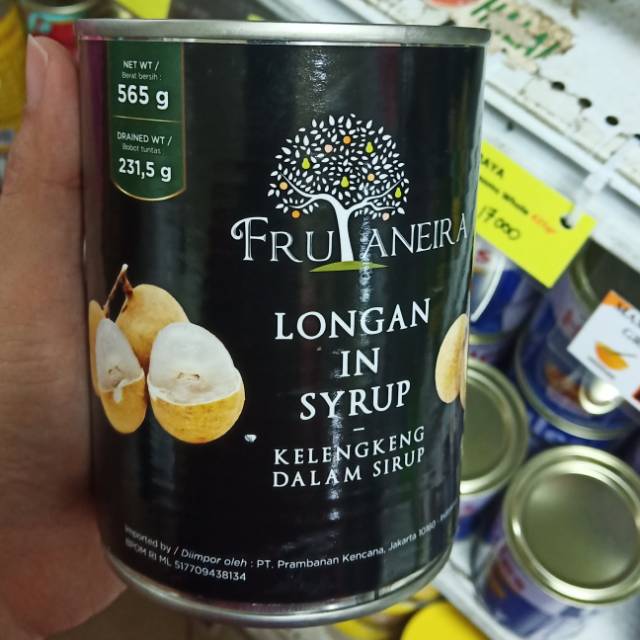 

565 gr Frutaneira longan in syrup / kelengkeng dalam syrup