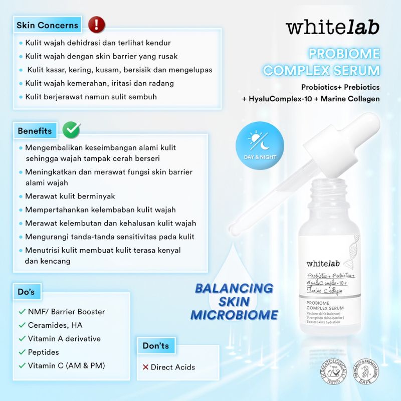 Whitelab Probiome Complex Serum