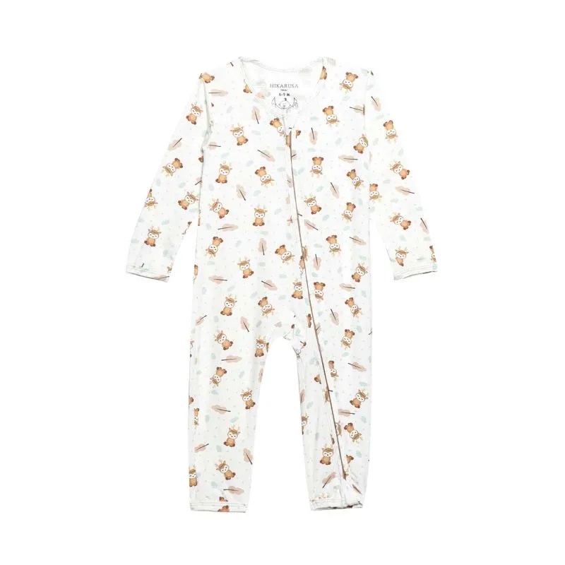 HIKARUSA SLEEPSUIT PLAYSUIT Baju Tidur Bayi Anak TENCEL Set Setelan Panjang Pajamas Piyama BABYMANIA