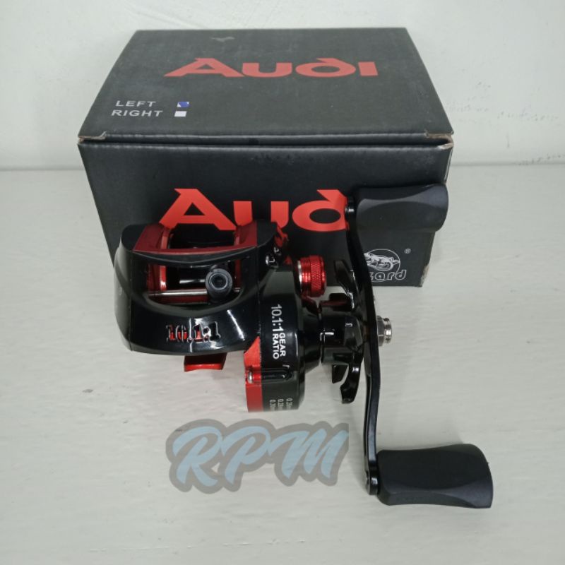 Reel BC Bait Casting Lizard Audi Rasio 10.1:1 Murah
