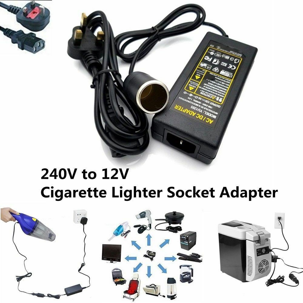 AC Adapter 12V Adaptor AC to DC 12V Car Lighter Socket