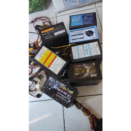 Power Supply 400 / 450 Watt Hitam 6pin