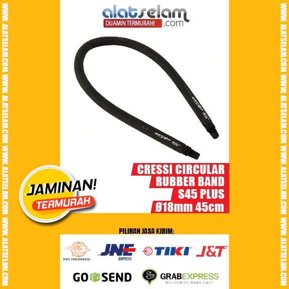 Cressi Circular Rubber Band S45 Plus Ø18mm 45cm (u/ 75cm Speargun)  FA400103