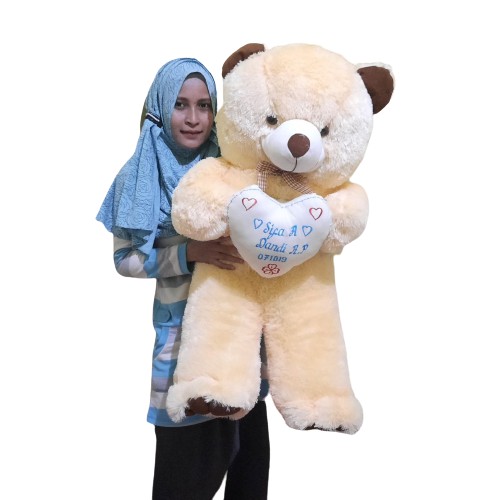 BONEKA TEDDY BEAR GIANT GRATIS UKIR NAMA ATAU CETAK PHOTO