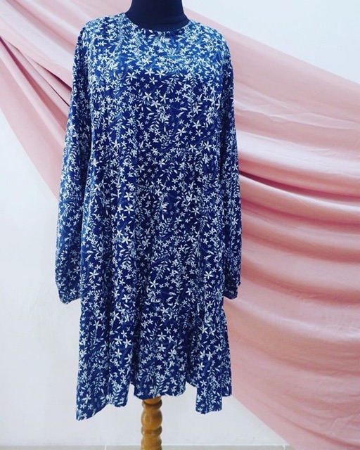 Tunik Busui Friendly (Navy Blue)