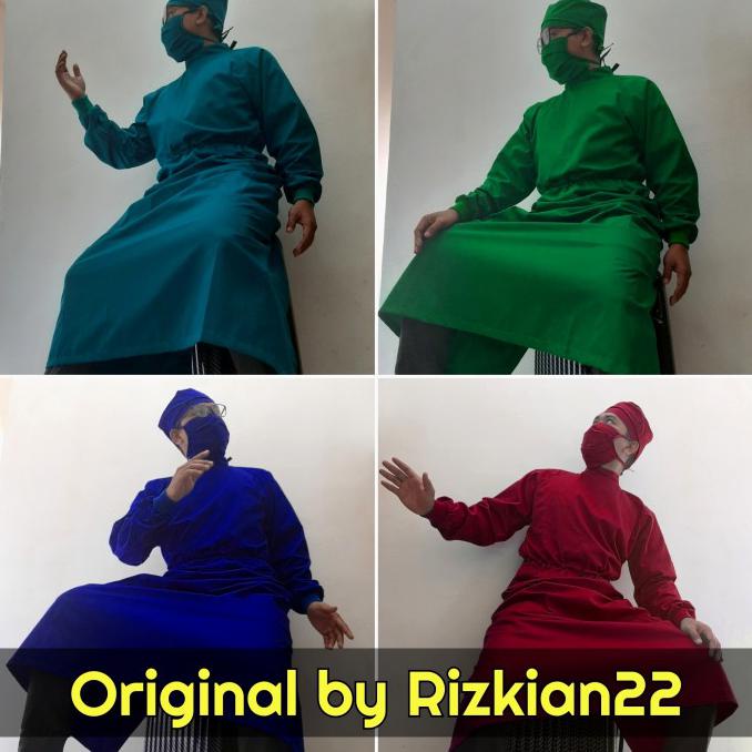 Baju Operasi Jubah Bedah Medis Jas Dokter