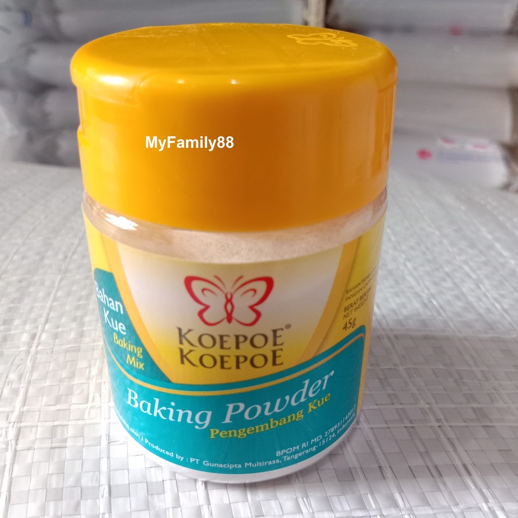 

Koepoe Koepoe Baking Powder | Pengembang Kue 45 Gram Baking Powder (MF8)