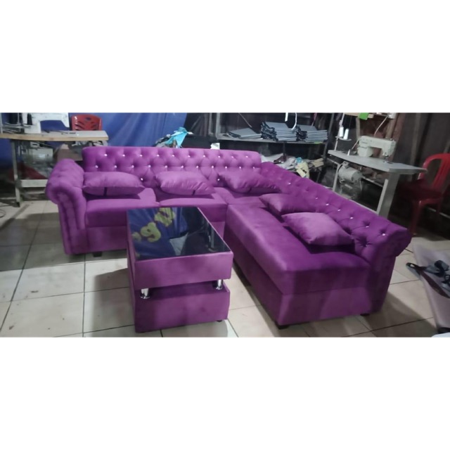 TERLARIS Sofa Sudut jaguar / custom sofa