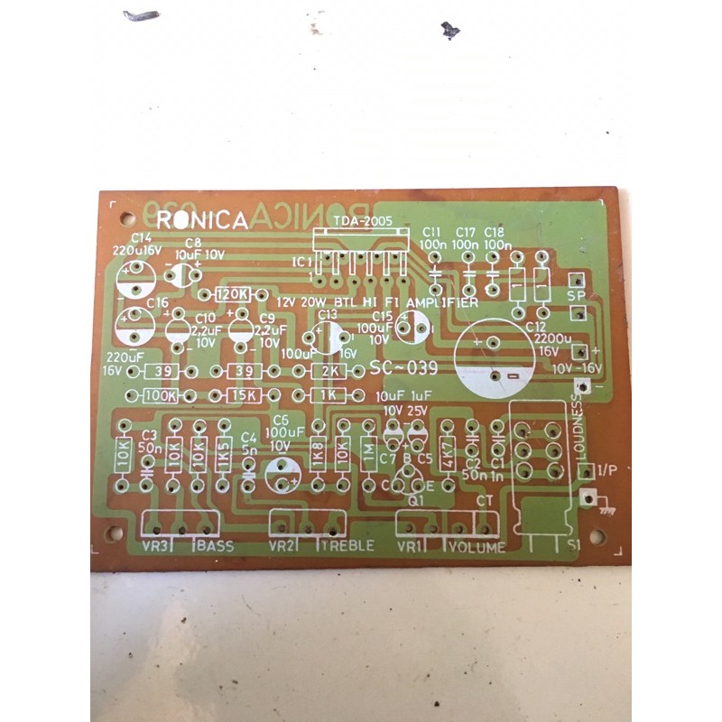 PCB POWER RONIKA TDA2005